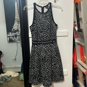 Mossimo Polyester Dress size, extra small, black and white pattern